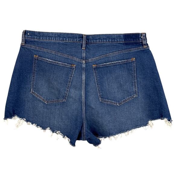 Abercrombie & Fitch Plus Size 18 Cutoff Shorts Curve Love High Rise NWT Summer - Picture 2 of 10